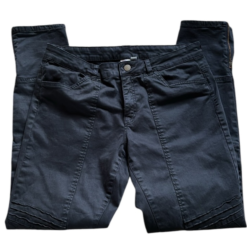 bp Dark Blue Moto Skinny Pants - Picture 7 of 10